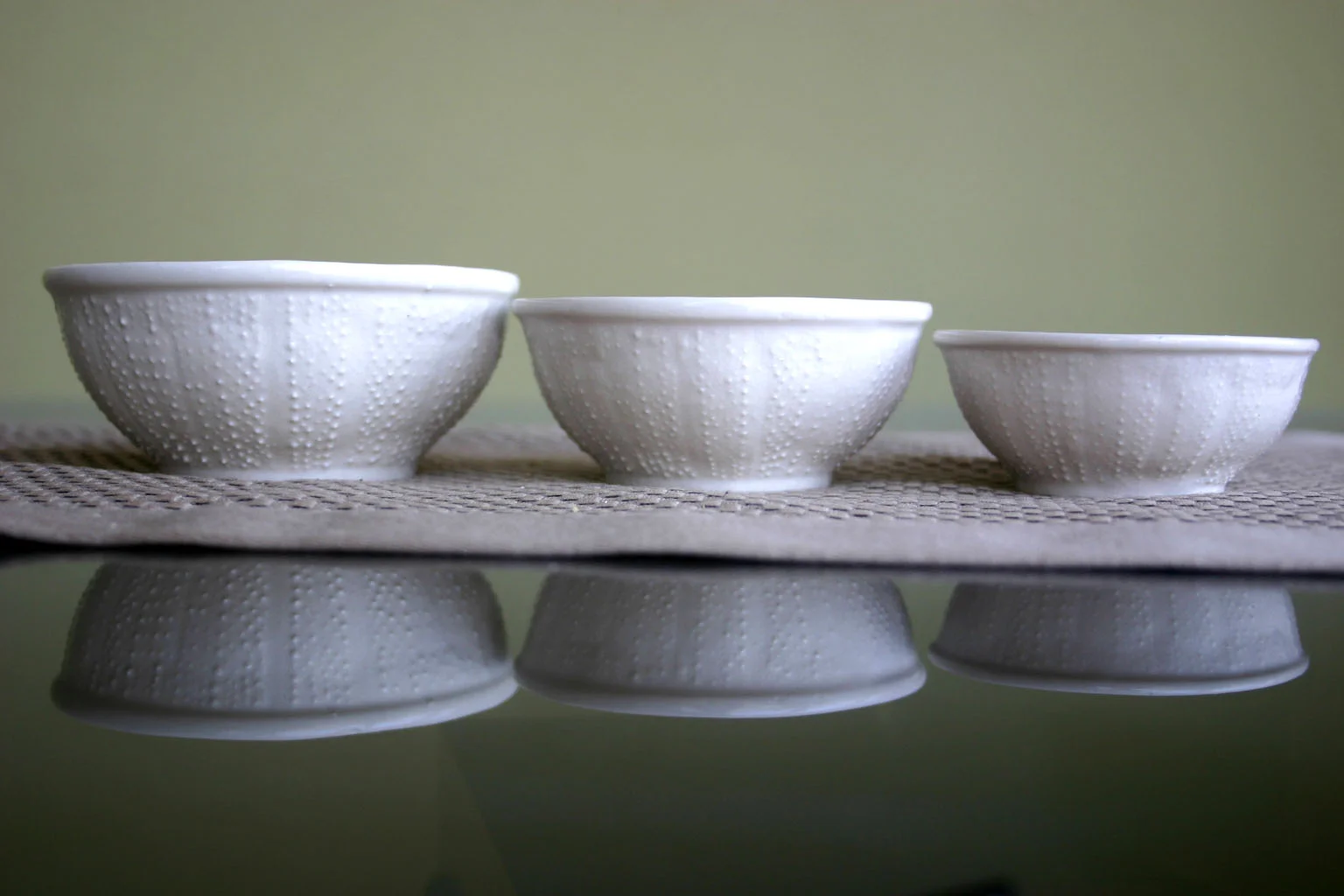Sea Urchin Bowls - Set of 3 Assorted 4, 6, and 8 Oz photo 2