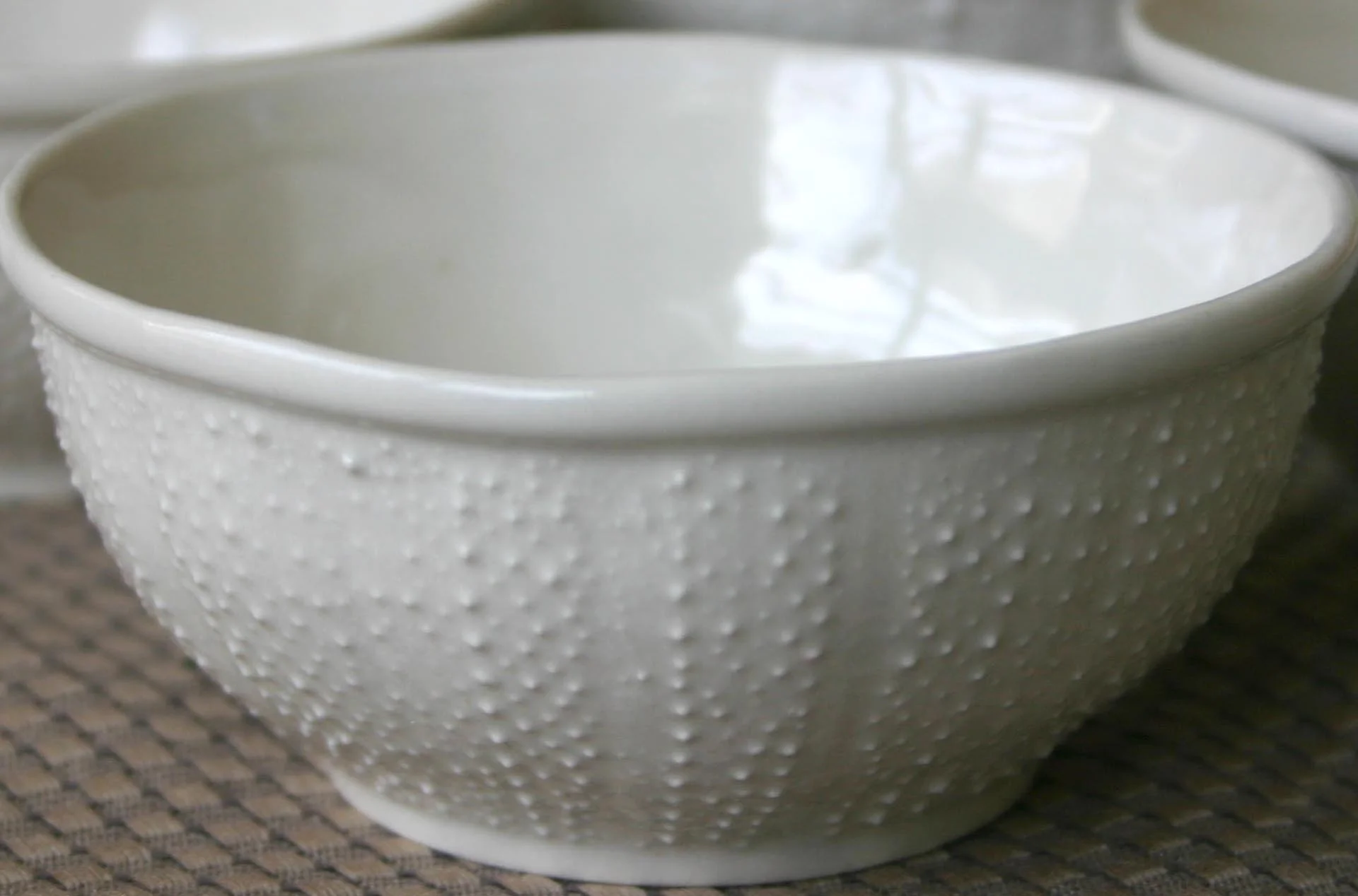 Porcelain Sea Urchin Bowl - 8 oz (Set of 2 bowls) photo 3