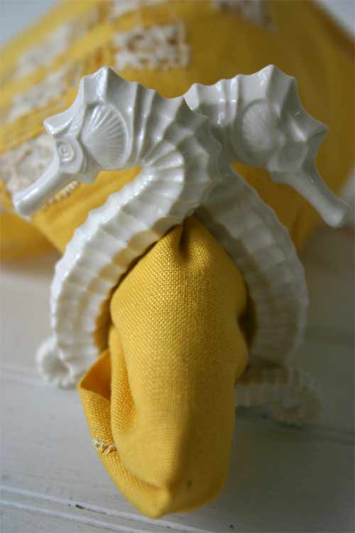 Seahorse Napkin Rings & Place Holders - Set of 8 photo 7