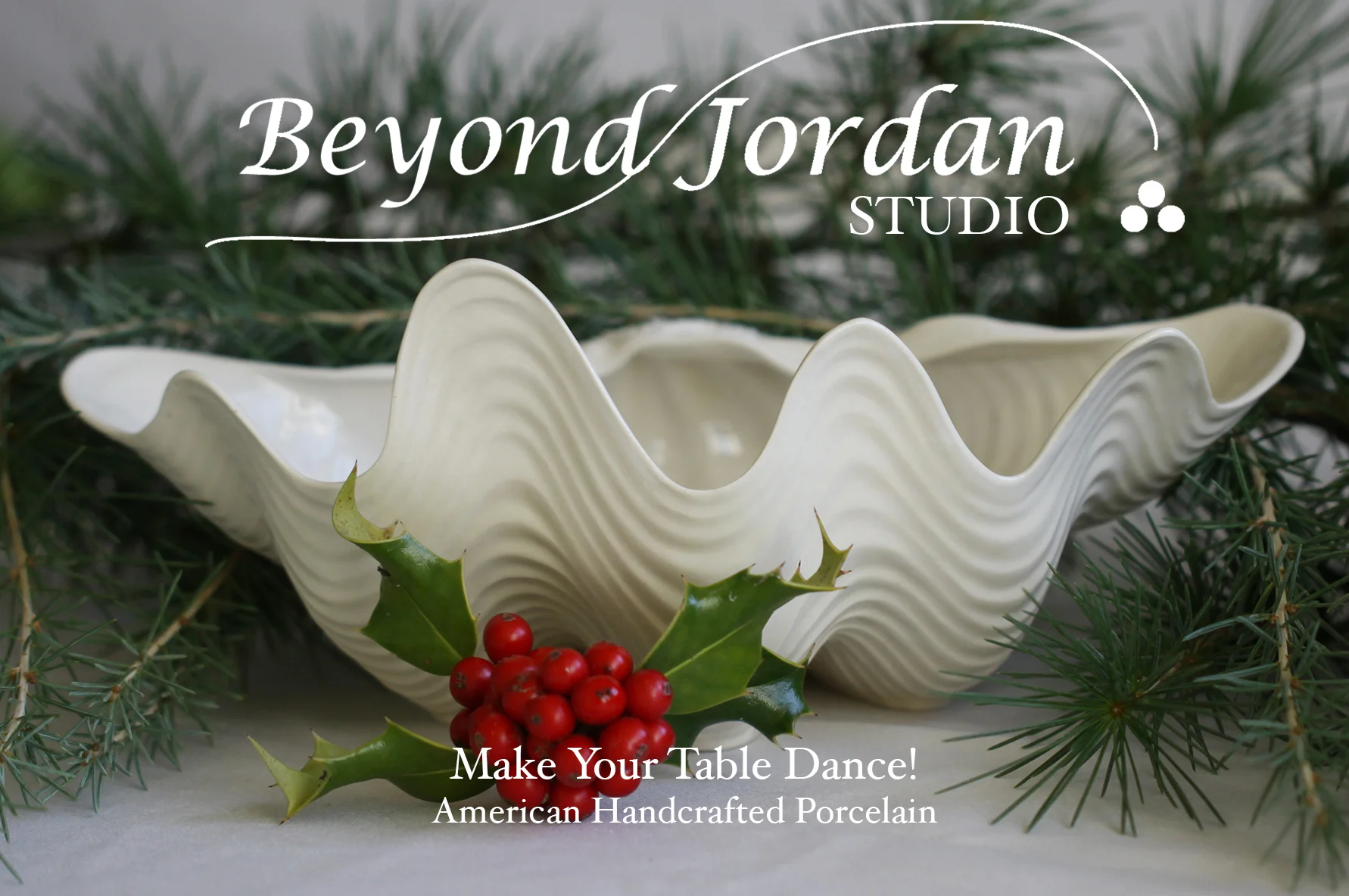 Clam Shell Bowl - Handcrafted Porcelain Bowl photo 4