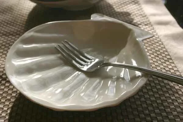 Hors d'eaurve Scallop Shell Appetizer Plates (Set of 4) photo 4