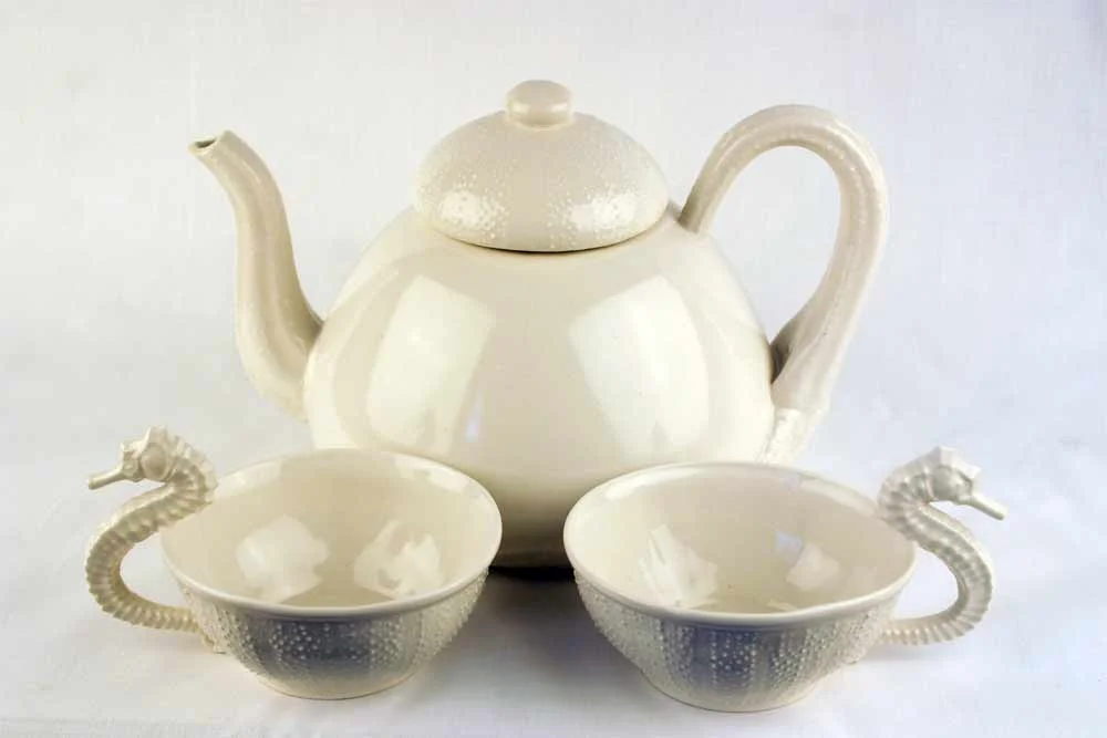 Porcelain Teapot - Sea Urchin Theme photo 8