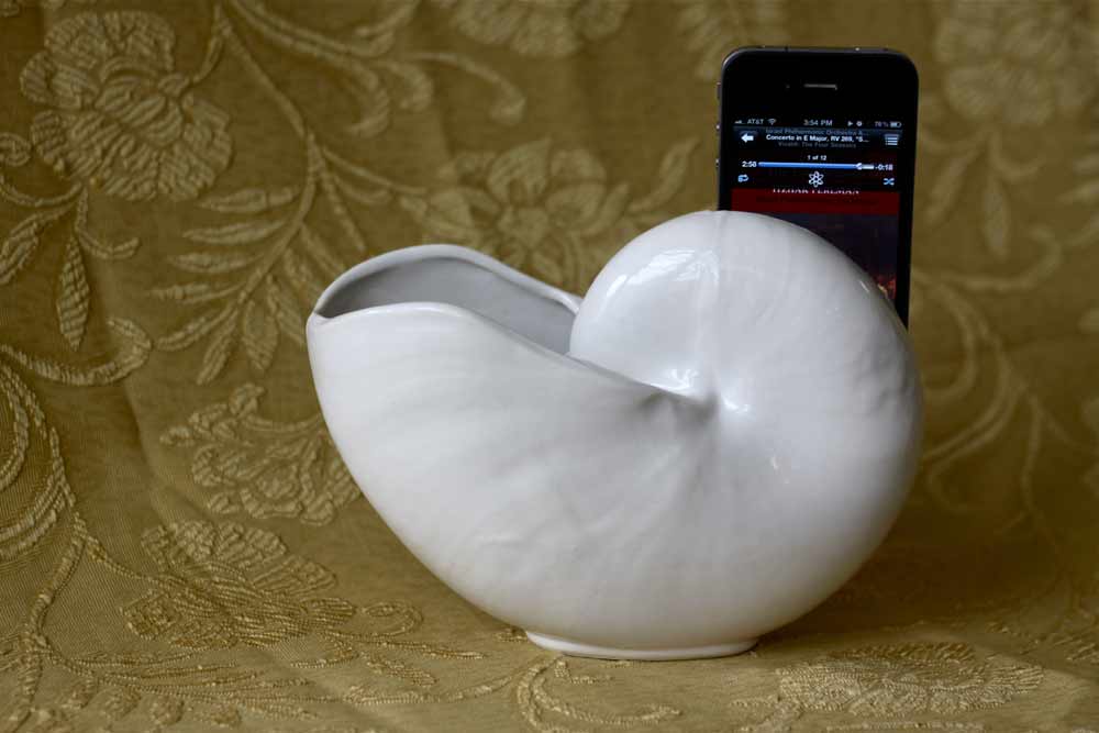 Porcelain Nautilus Shell Tunes photo 3